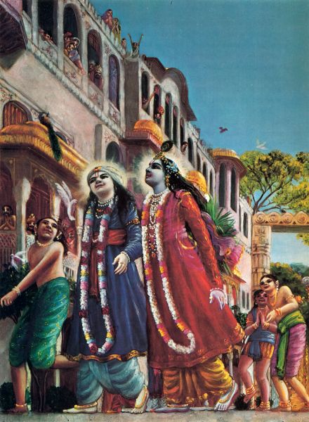 Krsna and His elder brother Balarama, the original Supreme Personality of Godhead and His immediate expansion, appeared on earth as the 19th and 20th incarnations of the Lord.